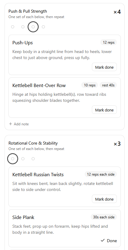 MyTrainer screenshot